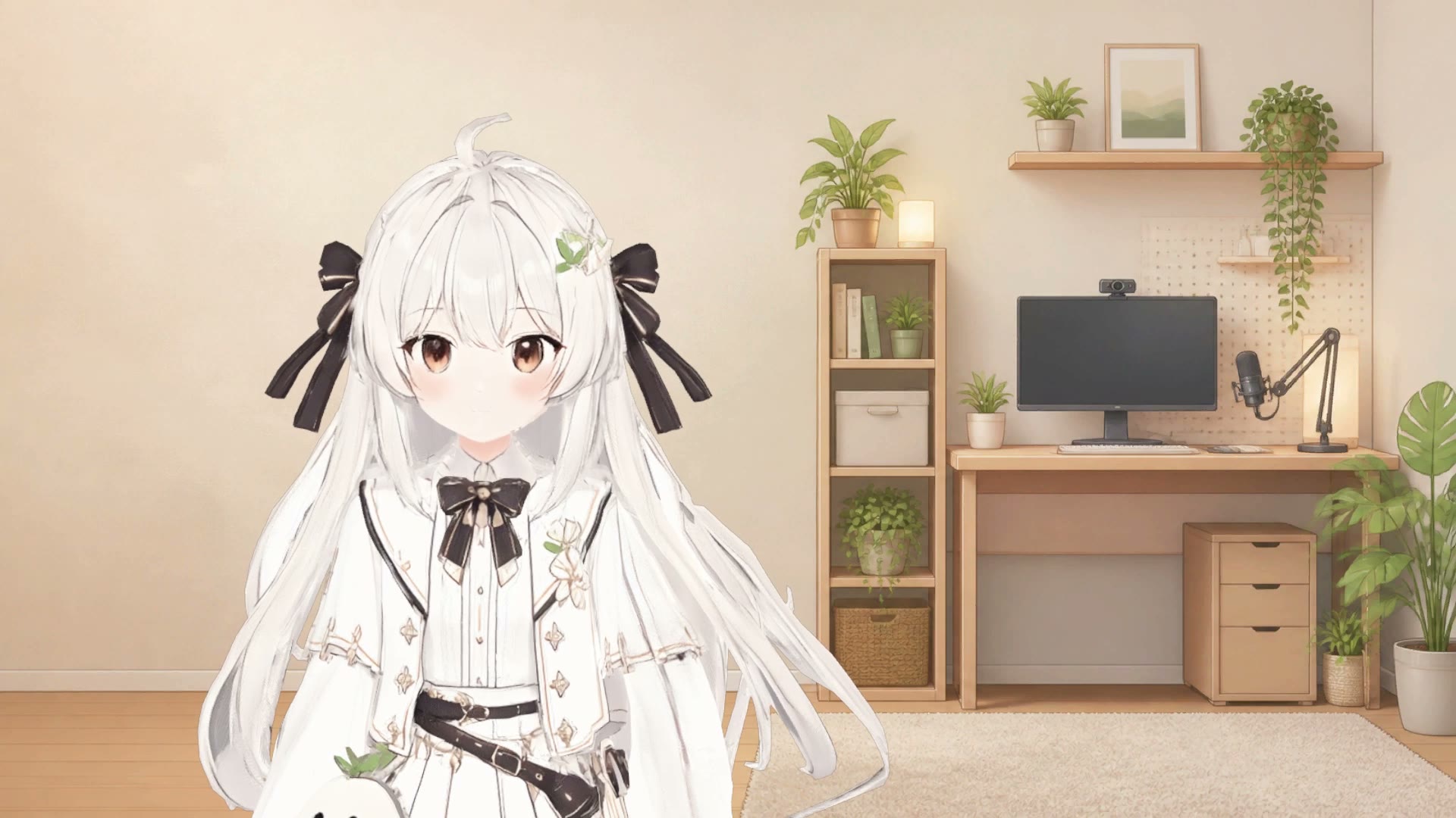 右上の「UIを隠す」でパネル類をすべて消し、キャプチャ用のクリーンな画面にできます